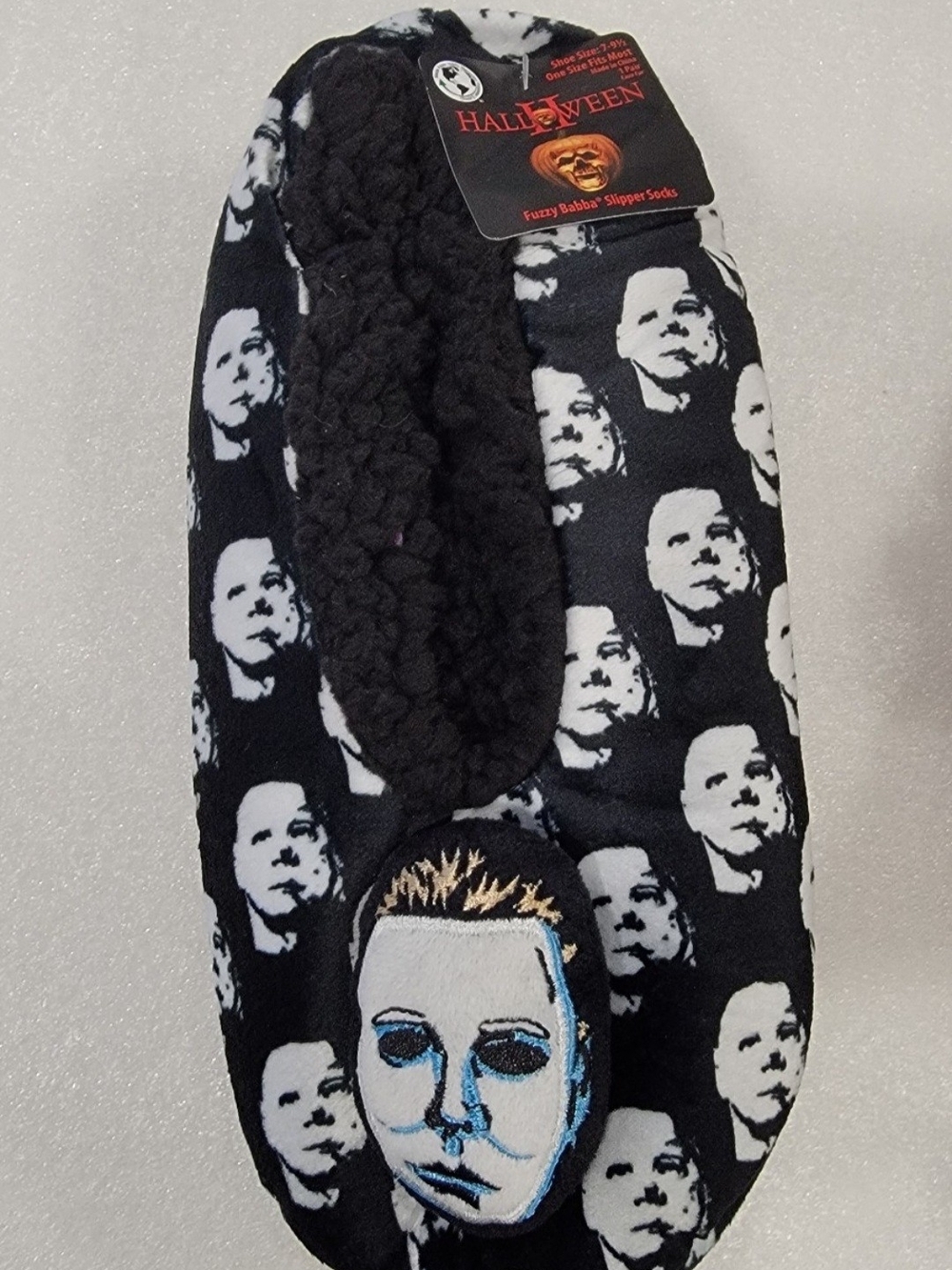 Michael Myers Halloween II Fuzzy Babba Slipper Socks